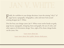 Tablet Screenshot of janvwhite.org